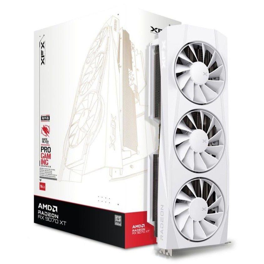 AMD Graphic Card RX 9070XT 16GB Gaming Edition Quicksilver White AMD Graphic Card RX 9070XT 16GB Gaming Edition Quicksilver White